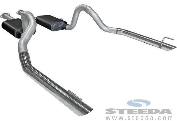 Mustang 2 Chamber Cat-Back Exhaust (1998 GT)